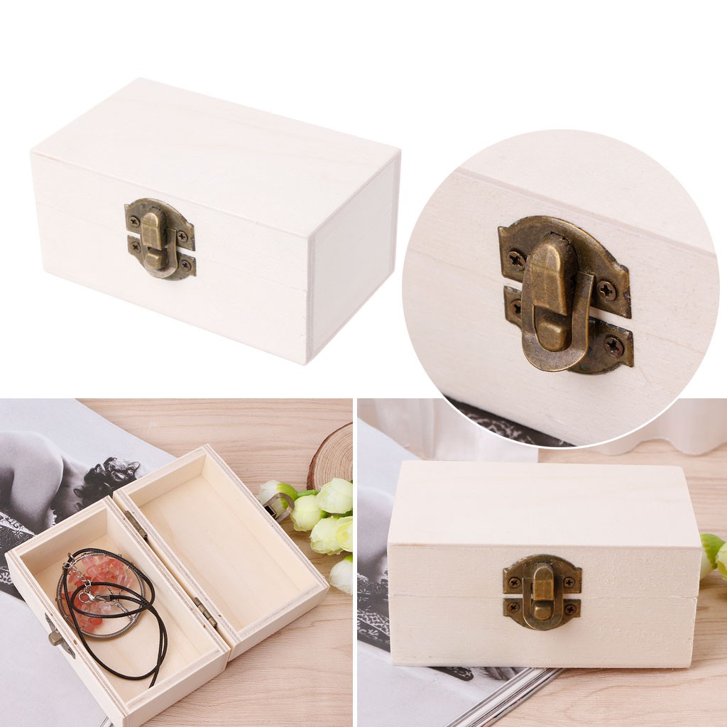 Hộp đựng đồ trang điểm bằng gỗ thời trang
