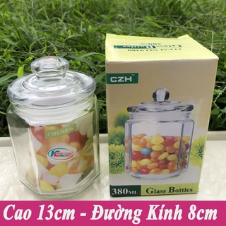 Hũ thuỷ thinh đựng gia vị có lắp chun