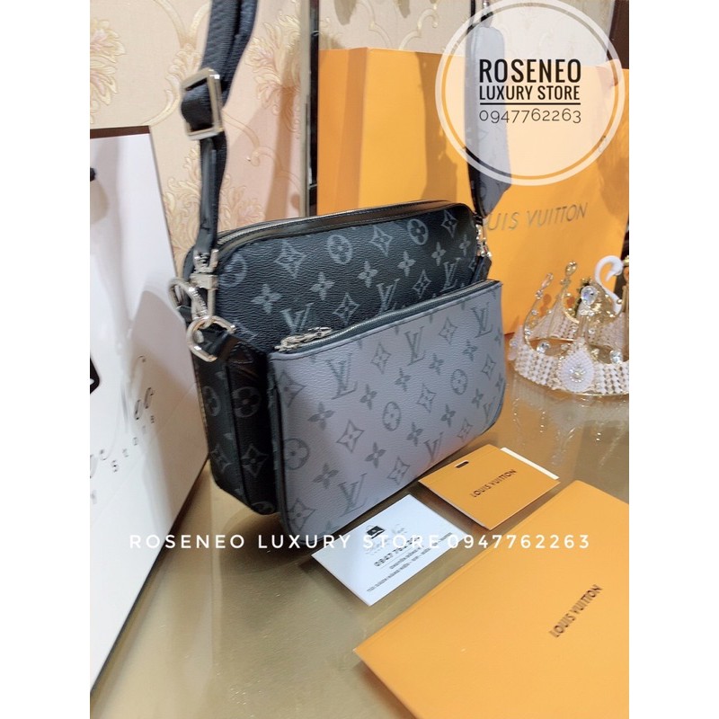 TÚI ĐEO CHÉO NAM LV TRIO MULTI VOYAGER, MESENGER , CAMERA, OUTDOOR BAGS🔱