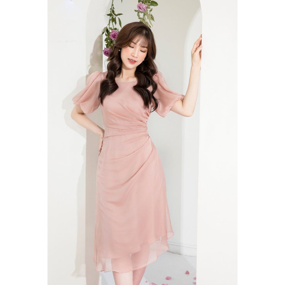 [FREESHIP] Váy đầm xòe L01 Hồng BUTINO SHOP thời trang nữ hàng thiết kế Cao Cấp | BigBuy360 - bigbuy360.vn