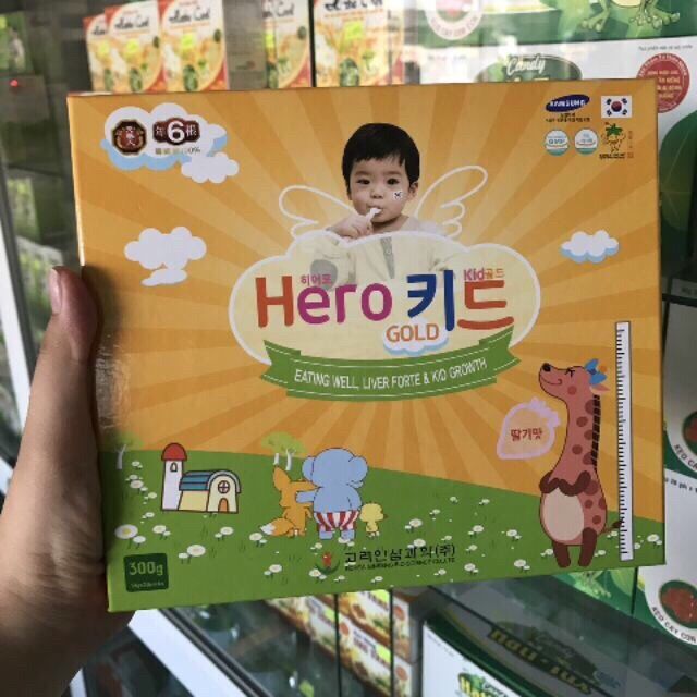 Hero Kid Gold - giúp bé ăn ngon, tăng sức đề kháng, cao lớn