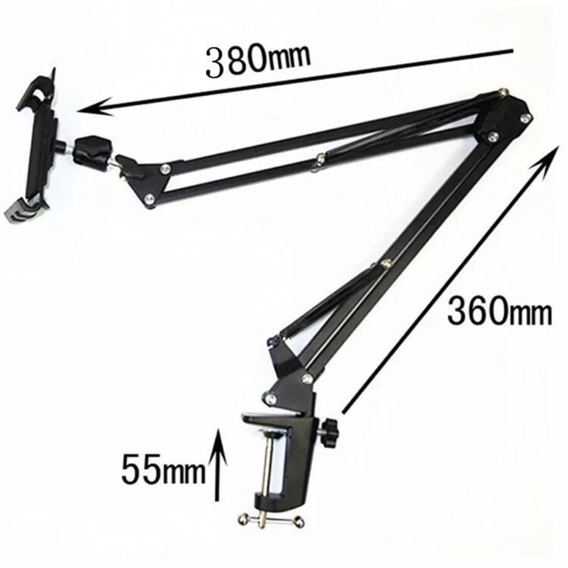 Giá Đỡ Điện Thoại/iPad Kẹp Giường, Mặt Bàn