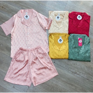 Bộ gấm lụa pijama