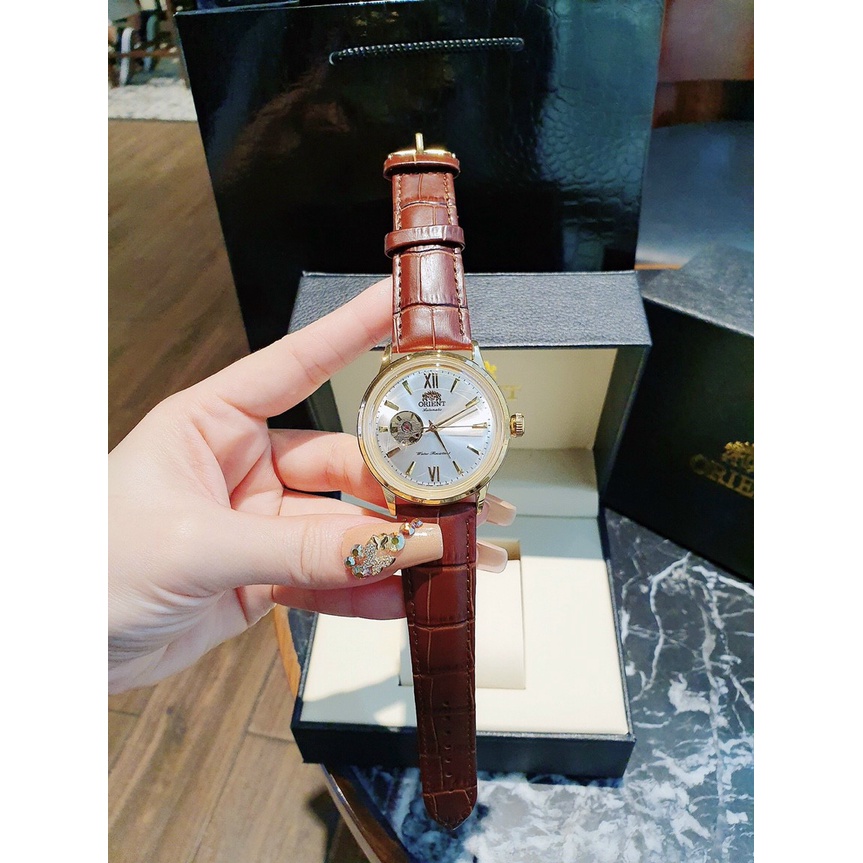 Đồng Hồ Nam Orient Máy Cơ , Lộ Máy , Dây Da , Size 40mm ORR3701
