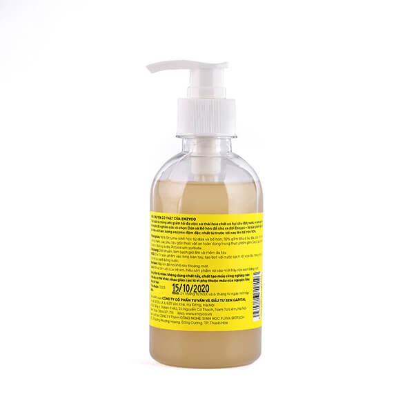 Nước Rửa Tay Sinh Học ENZYCO Sạch Khuẩn 90% Enzyme Dứa và Bồ hòn 250ML 손 세정제 Handwashing liquid
