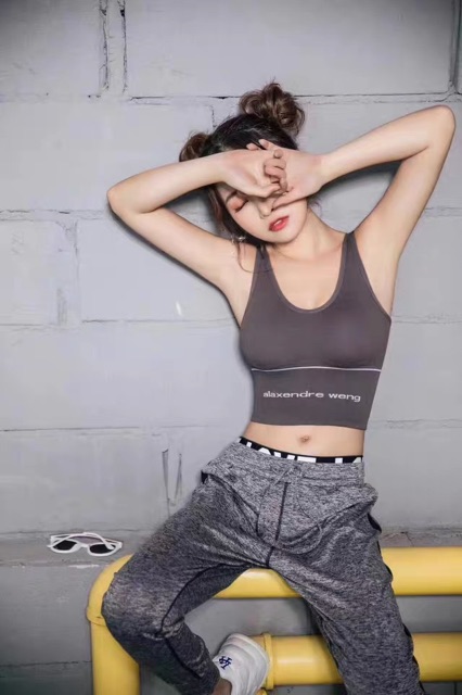 Áo bra gym yoga bra thể thao dáng crotop hàng xịn giá rẻ alaxendre weng