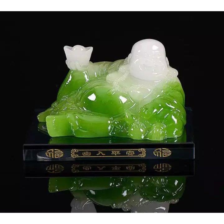 Tượng phật Di Lặc đá ngọc cao cấp .