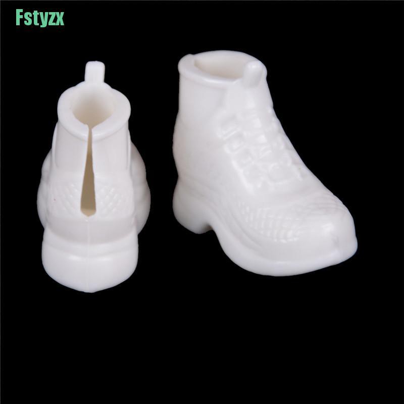 fstyzx 10 Pairs White Doll Sneakers Shoes Dolls Accessories Gift