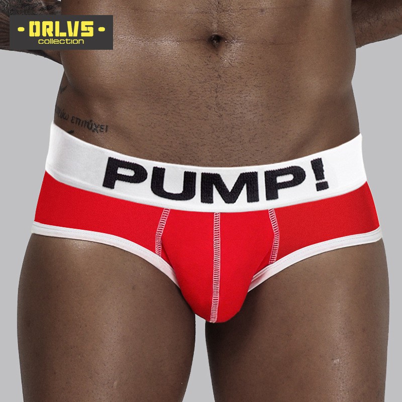 Quần lót cotton lưng thấp mềm mại cho nam Pu013