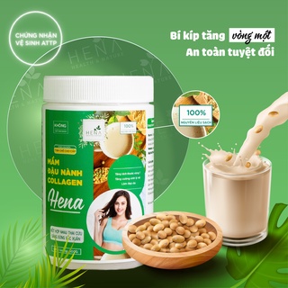 Mầm Đậu Nành Nguyên Xơ Hena 500g, Bột Mầm Đậu Nành Tăng Vòng 1 An Toàn Tuyệt Đối 100% Từ Thiên Nhiên