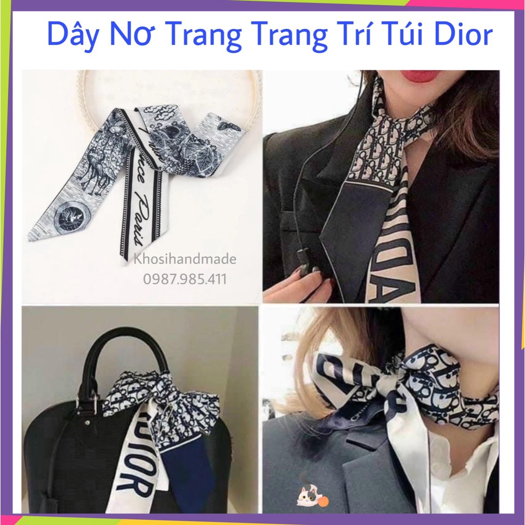 Dây Nơ Trang  Trí Túi Xách, Cột Tóc, Nơ Cổ