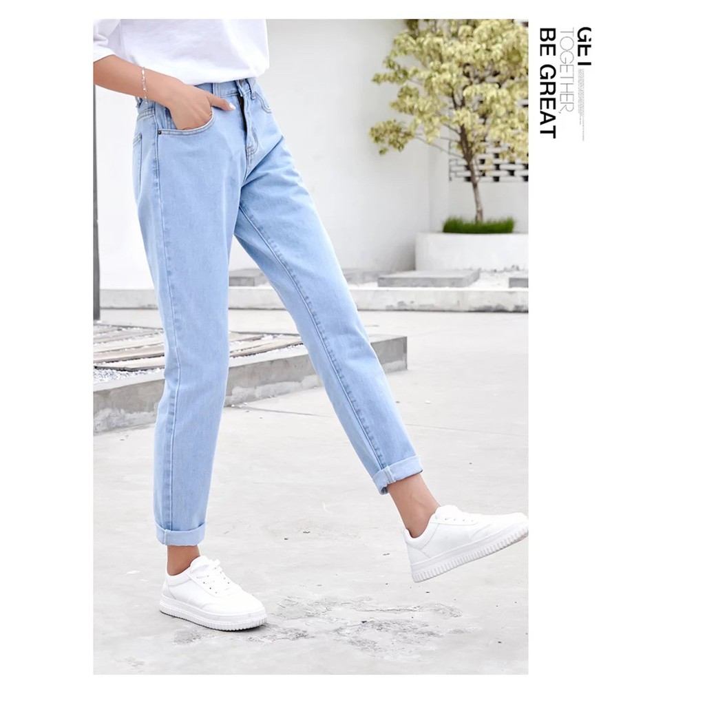 QUẦN JEAN BAGGY MÀU XANH SÁNG ĐẸP 436