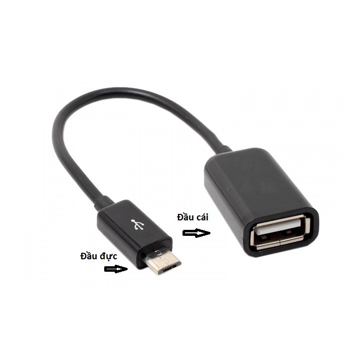 Dây cáp OTG chuyển đổi dữ liệu Micro USB sang USB OTG