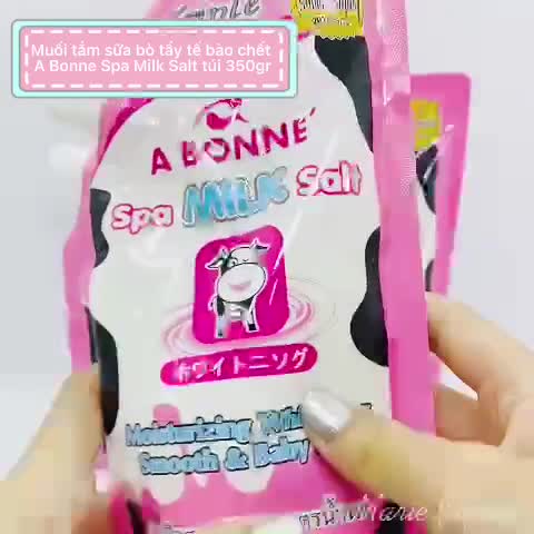 Muối tắm sữa bò tẩy tế bào chết trắng da A Bonne Spa Milk Salt túi 350gr | BigBuy360 - bigbuy360.vn