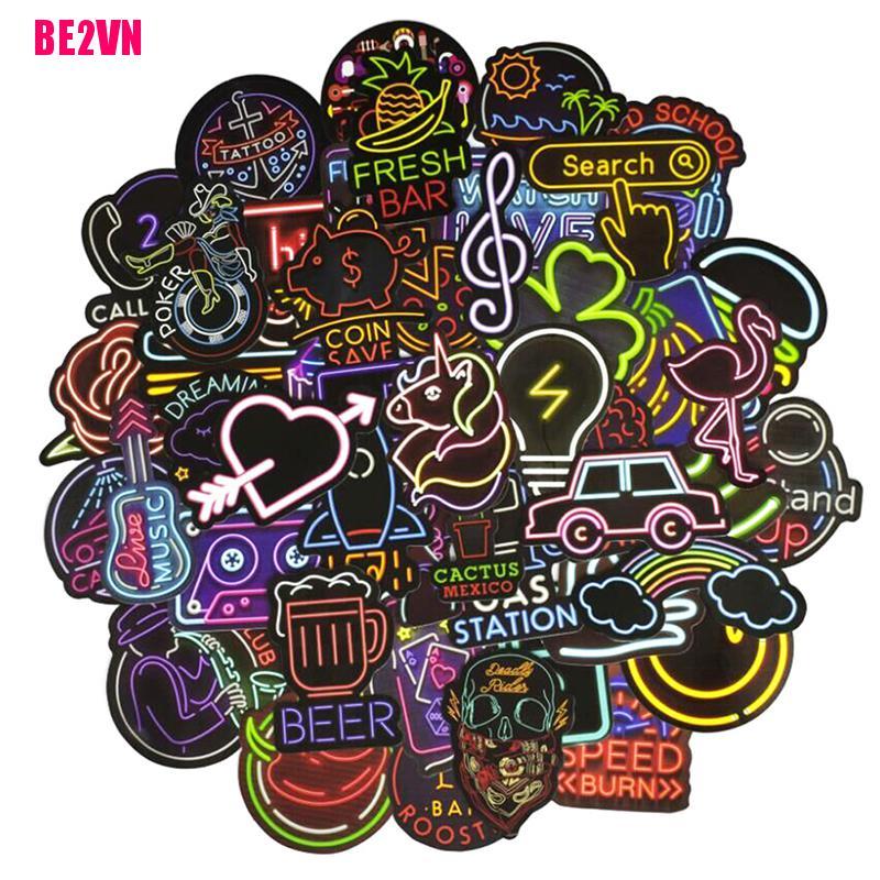 Set 50 Đèn Neon Trang Trí Đa Năng Tiện Dụng