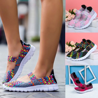 Giày sandal nữ đế bệt thoáng khí thời trang