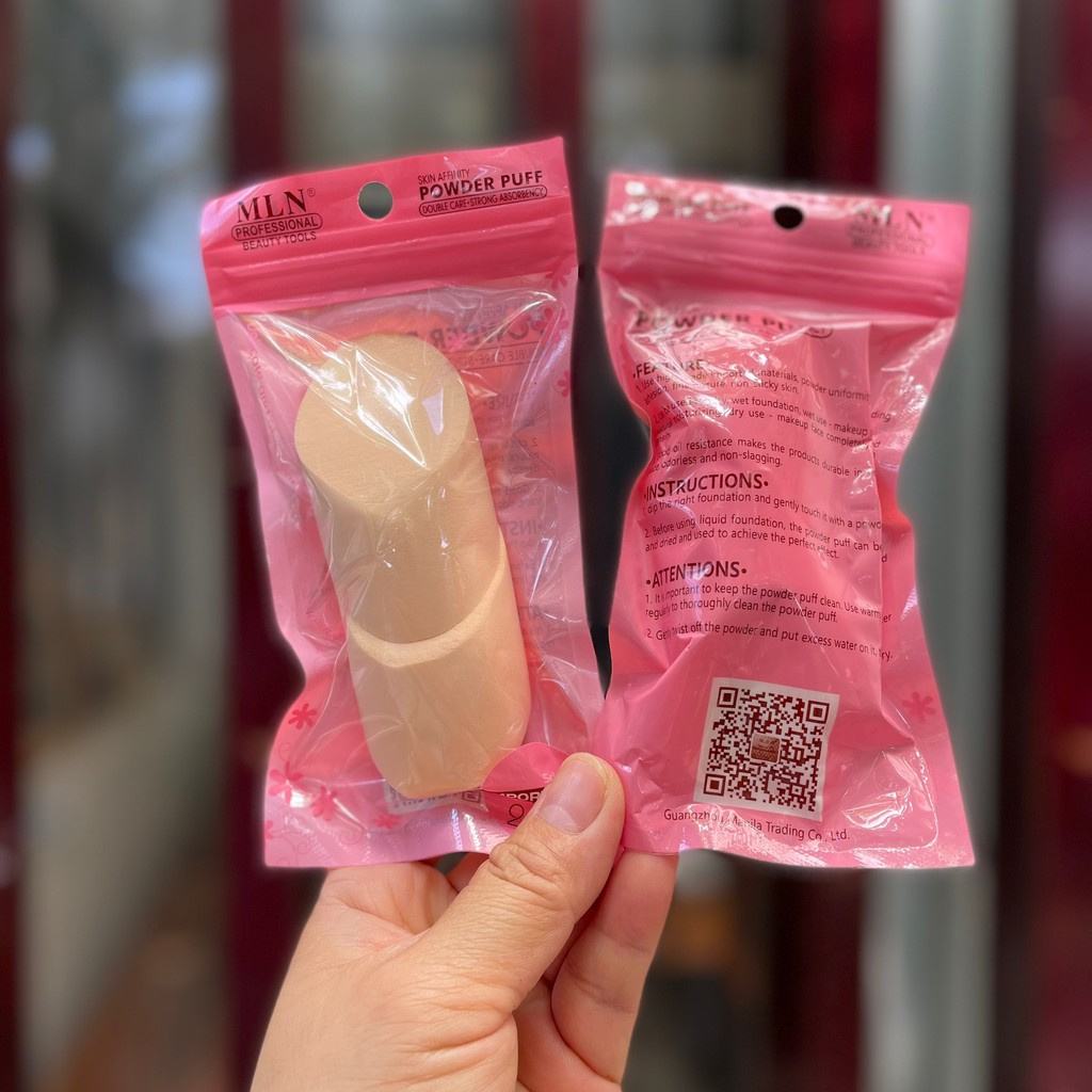 Hộp 2 Bông mút tán kem nền hồ lô Miniso siêu dai không tơi
