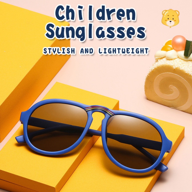 Kính Mát Gọng Cầu Vồng Thời Trang Cho Bé