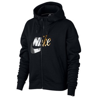 ÁO NỈ HOODIE NỮ NIKE AJ0091-010 - ĐEN