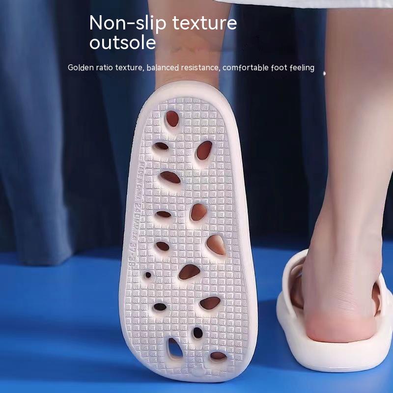 Dép Đi Trong Nhà Tắm Chống Trượt Thoáng Khí Thời Trang Cho Cặp Đôi