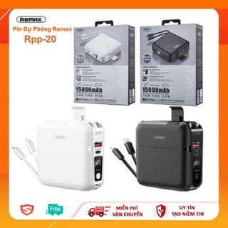Remax RPP-20 Sạc dự phòng remax RPP-20 dung lượng 15.000mAh - Cốc sạc kiêm sạc dự phòng 18w