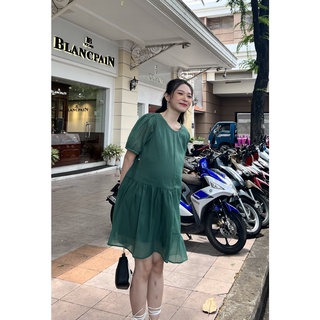 Đầm Bầu suông gọn dáng
