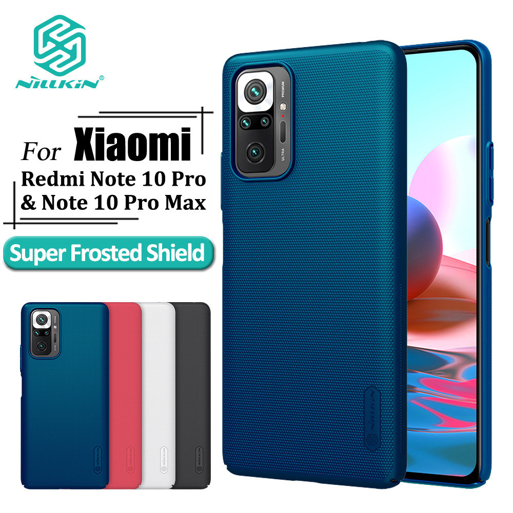 Ốp Điện Thoại Nillkin Super Frosted Shield Cho Xiaomi Redmi Note 10 Pro / Redmi Note 10 Pro Max Nhựa Cứng Pc Chống Sốc