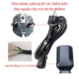 Dây nguồn máy tính chịu tải 4000w đồng 100% 3x1.00mm2 , 3x0.75mm2  chuẩn c13 chính hãng i-sheng longwell foxconn...