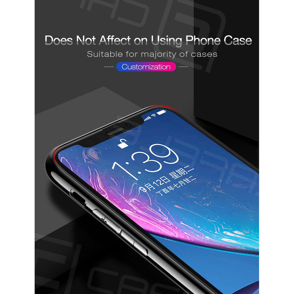 Miếng Dán Kính Cường Lực Full Màn Hình Cho iPhone 11/12 Pro Max, iPhone 11/12 Pro, iPhone 11/12 - Hàng Chính Hãng Cafele