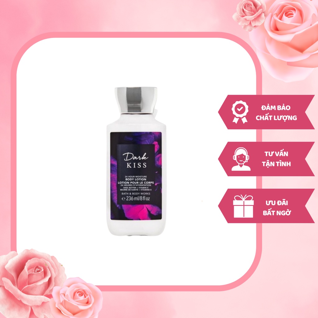 Sữa Dưỡng Thể Bath & Body Works Body Lotion Dark Kiss Mùi Hương Dễ Chịu Thơm Lâu Cung Cấp Dưỡng Chất Cho Làn Da 236ml