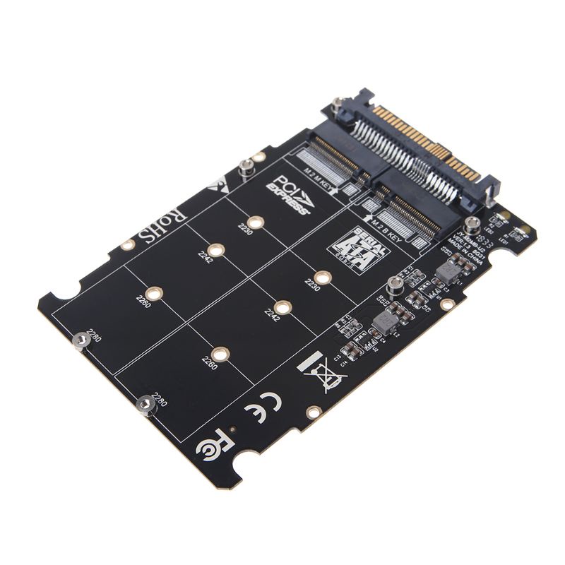 Adapter Chuyển Đổi 2 Trong 1 M 2 NVMe Cho Key-B - M - NGFF SSD Sang PCI-E M 2 SSD Sang U 2