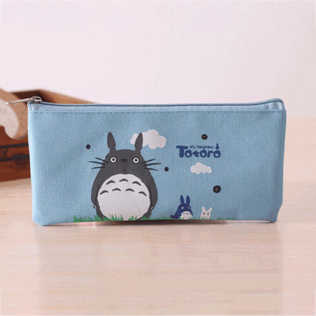 Hộp bút cute dễ thương - Túi bút vải canvas học sinh cute Totoro Nhật Bản BMBooks