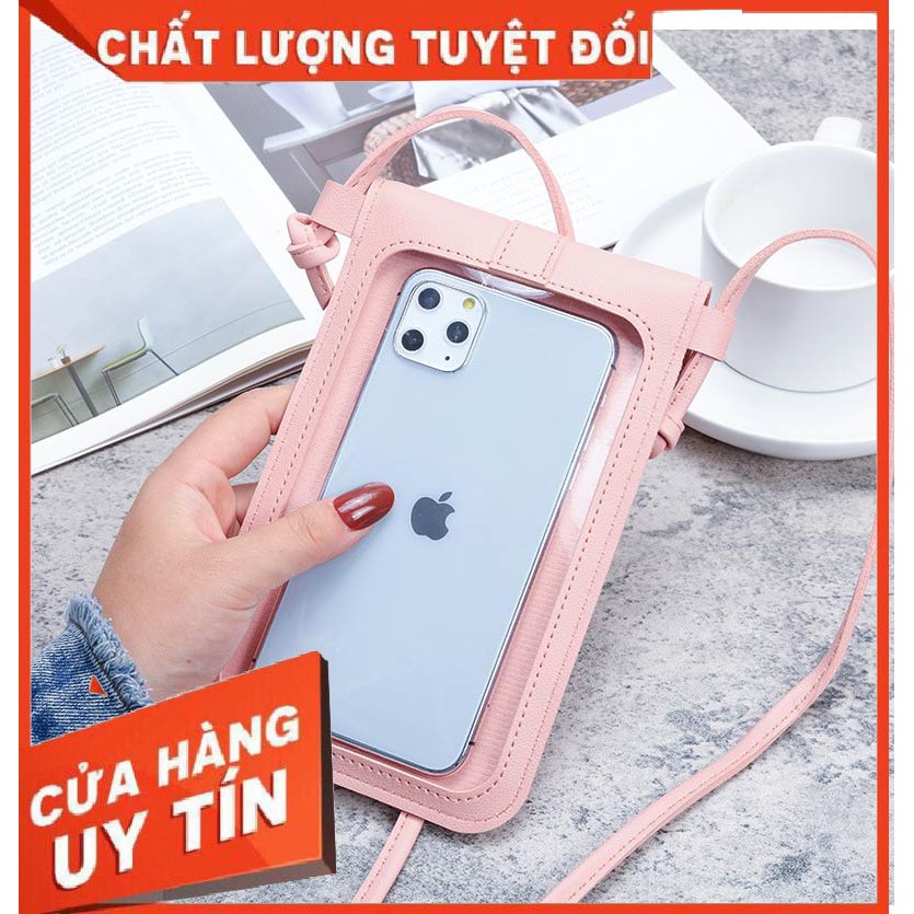 Túi đựng điện thoại , ví đựng điện thoại có mặt cảm ứng đi mưa siêu tiện lợi  Vn56