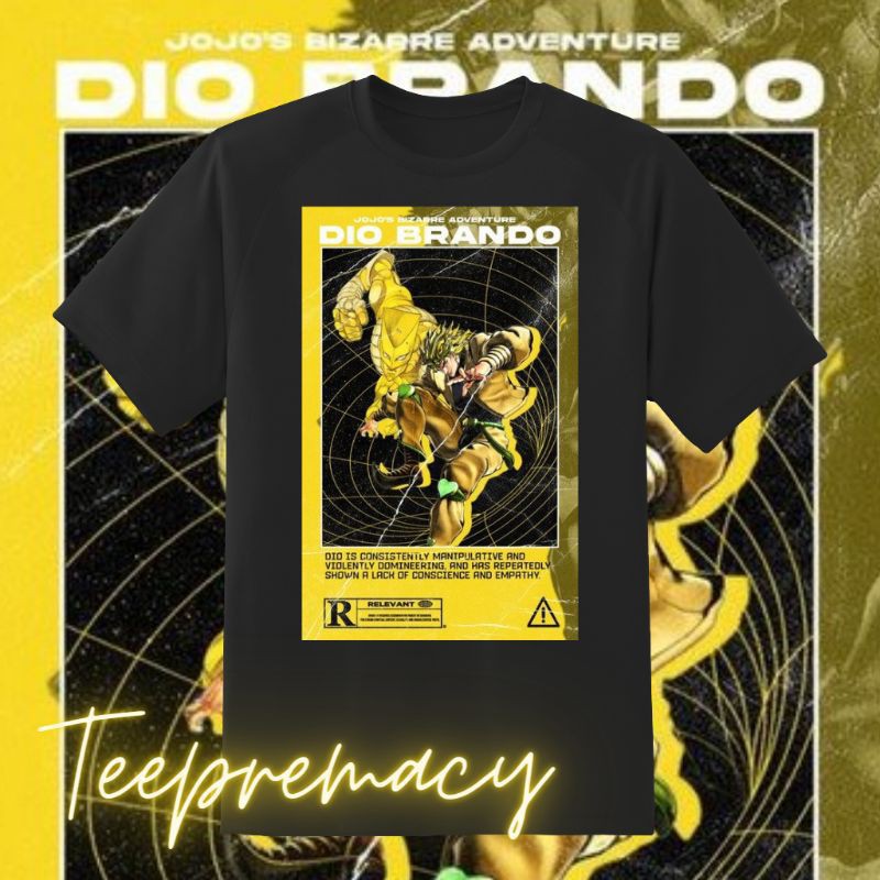 HOT🔥 Áo Phông Jojo's Bizarre Adventure - Dio Brando Graphic  mẫu mới cực chât