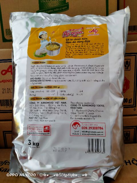Hạt Nêm Aj - Ngon Gà 3kg