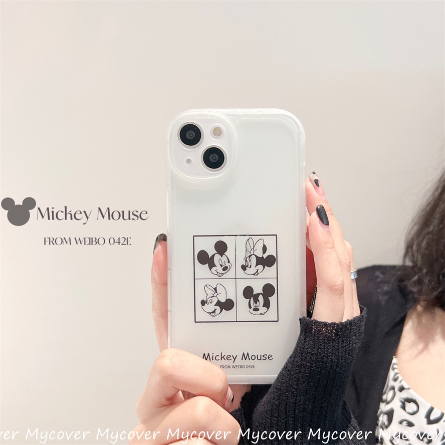 Ốp Điện Thoại Silicon Trong Suốt Họa Tiết Hoạt Hình Cho iPhone 13 12 11 Pro Max X Xr Xs 8 7 6 Plus SE 2020