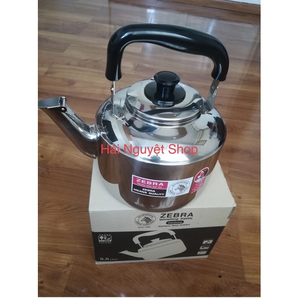 Ấm Đun Nước Cao Cấp Inox Zebra Thái Lan Century 5,5 Lít 113517