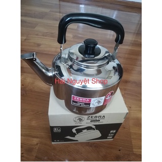 Ấm đun nước cao cấp inox zebra thái lan century 5,5 lít 113517