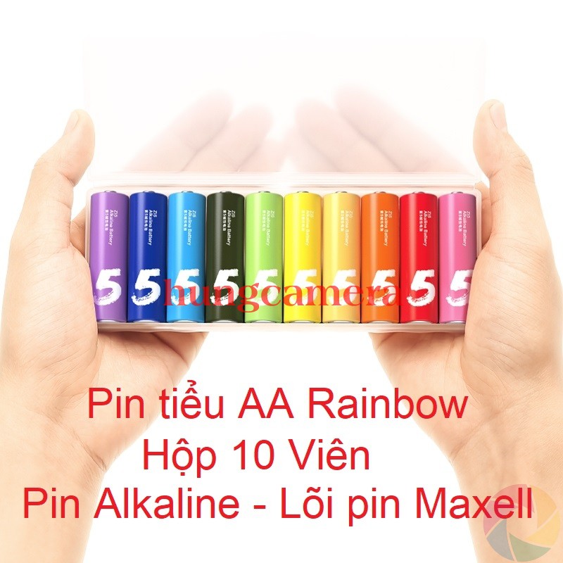 Pin tiểu AA Xiaomi Rainbow5 (Hộp 10 viên)