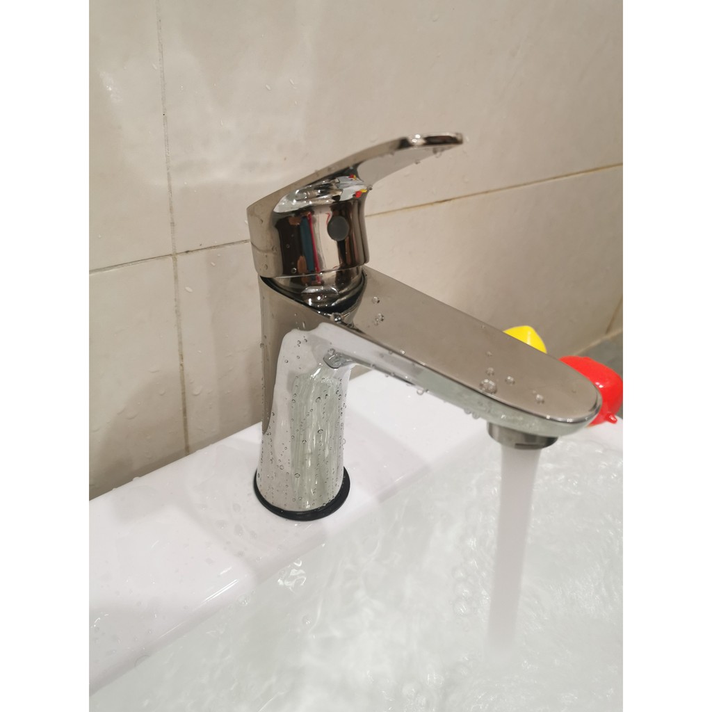 Vòi lavabo nóng lạnh inox 304