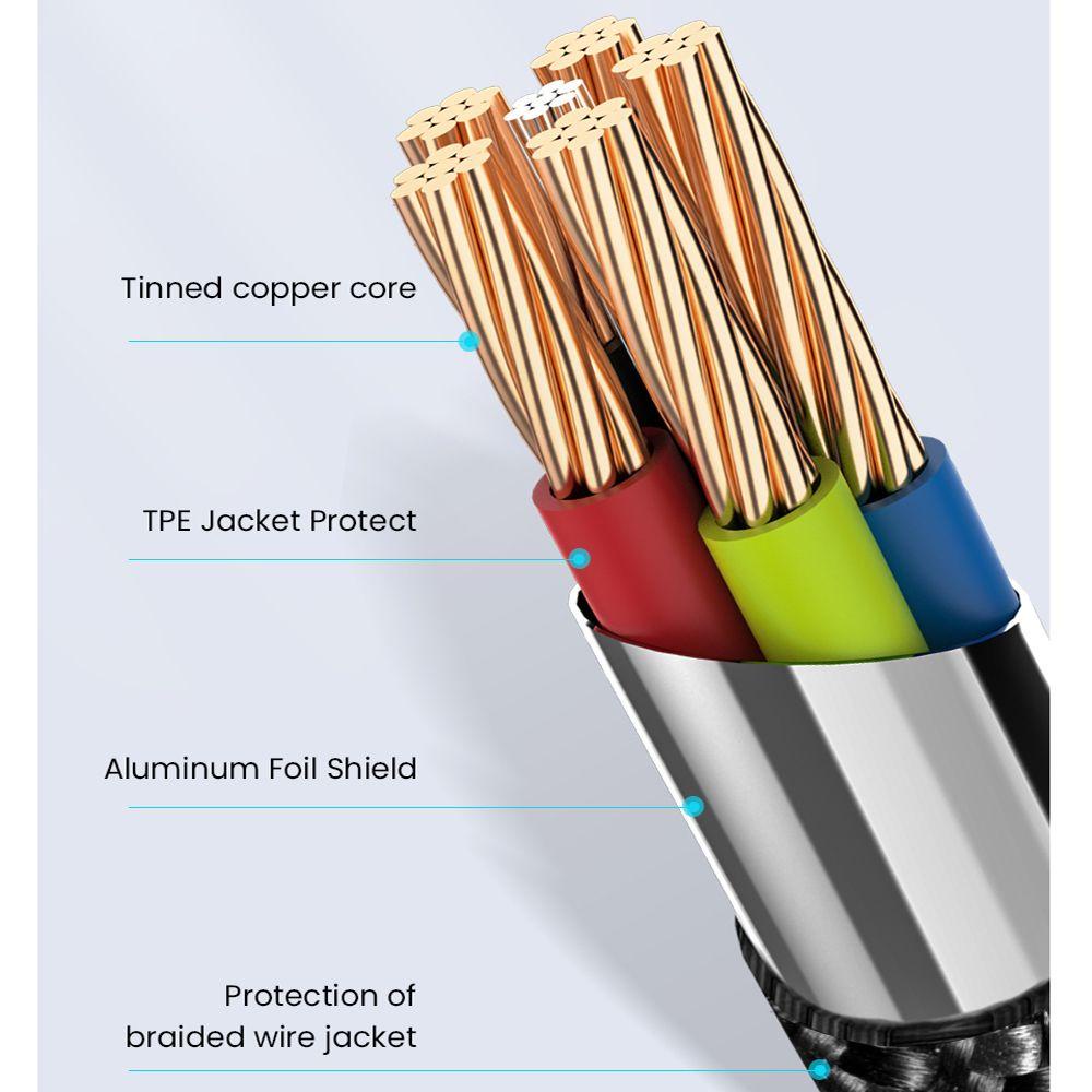 Dây Cáp Sạc Nhanh / Truyền Dữ Liệu Type-C 4K 60Hz 10Gbps Chuyên Dụng Cho Laptop