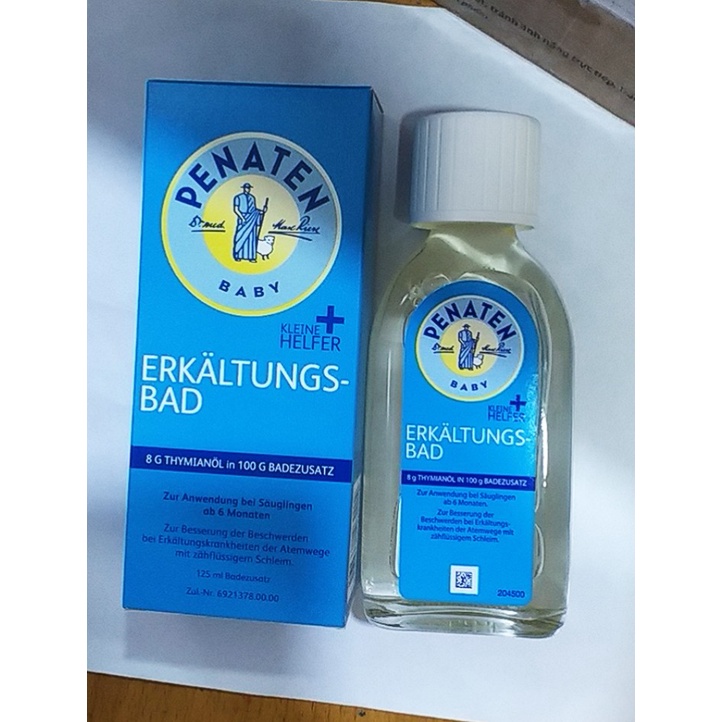 TiniMart-Tinh dầu tắm chống cảm Penaten Đức 125ml