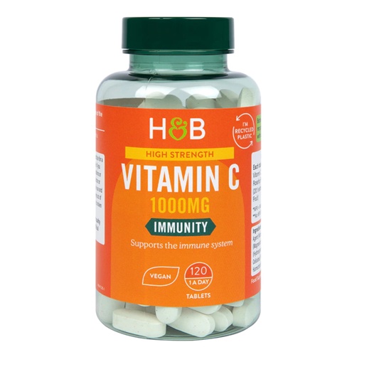 Viên Bổ Sung Vitamin C làm đẹp da 500mg-1000mg Holland Barrett