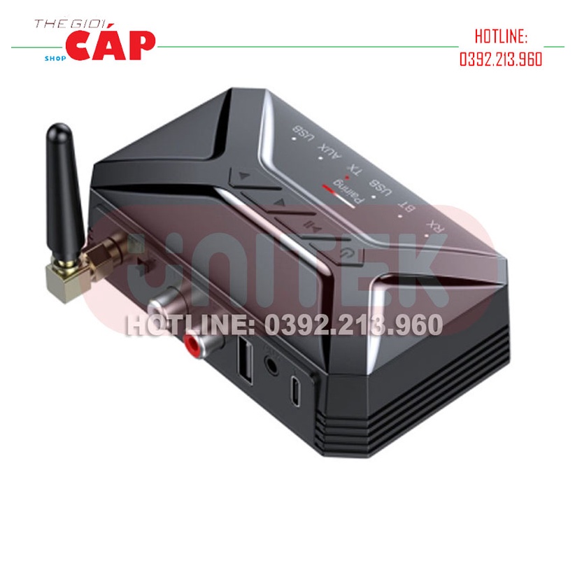 Bộ Chuyển Đổi Thu Phát Âm Thanh Không Dây Đầu Vào USB RCA AUX Cho TV Bluetooth T-R22