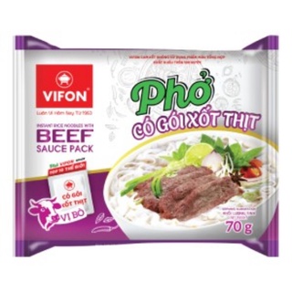 Phở bò/phở gà có gói xốt thịt 70g