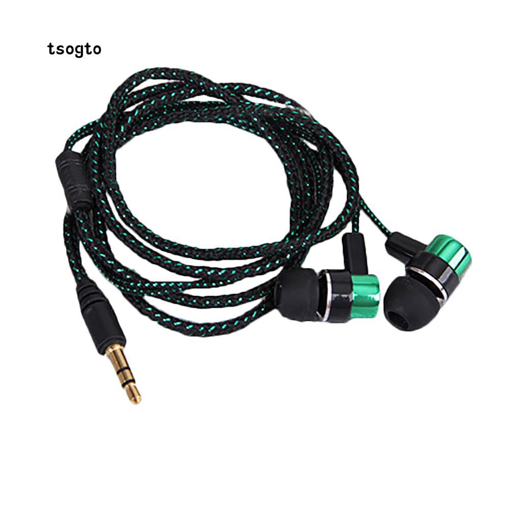 Tai Nghe Nhét Tai Dây Bện Thời Trang | BigBuy360 - bigbuy360.vn