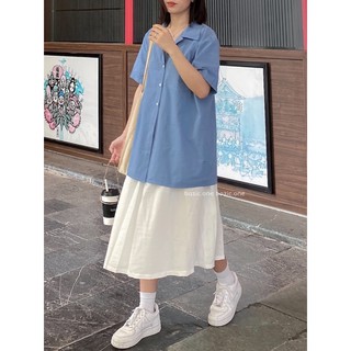 Sơ mi thô cộc tay Bazic one