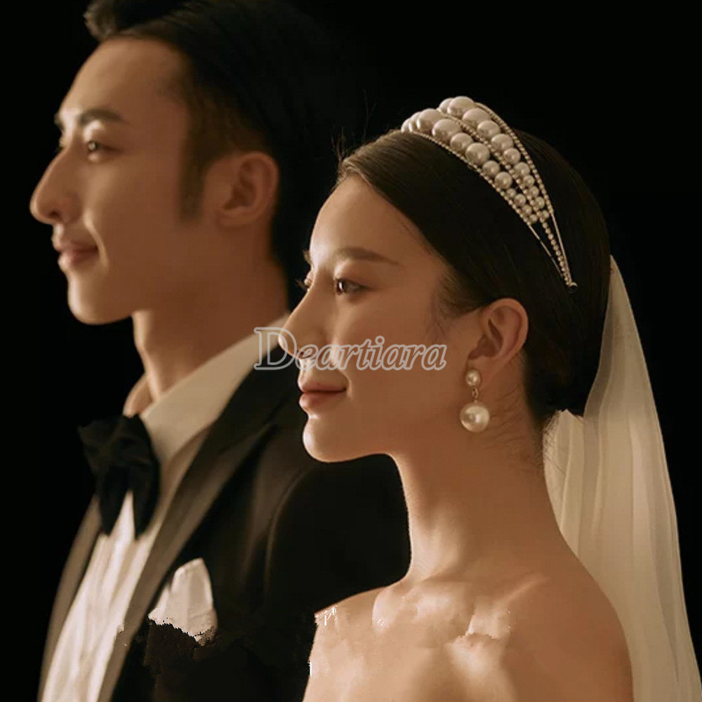 Cài Tóc Đính Ngọc Trai Nhân Tạo Phong Cách Hàn Quốc Thời Trang