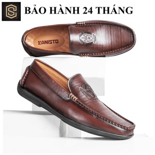 Giầy lười / slip on da bò thật nguyên miếng  - giày da nam công sở cao cấp CHEAPSTORE - CS494/CS509( bảo hành 24 tháng)