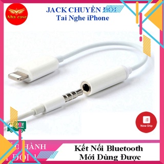 Jack chuyển đổi 1 cổng chuyển đổi chân sạc thành chân tai nghe 3.5mm lightning sang 3.5mm cho iphone có mic